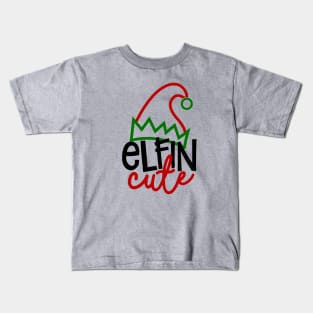 Elfin Cute, Christmas Gift Kids T-Shirt